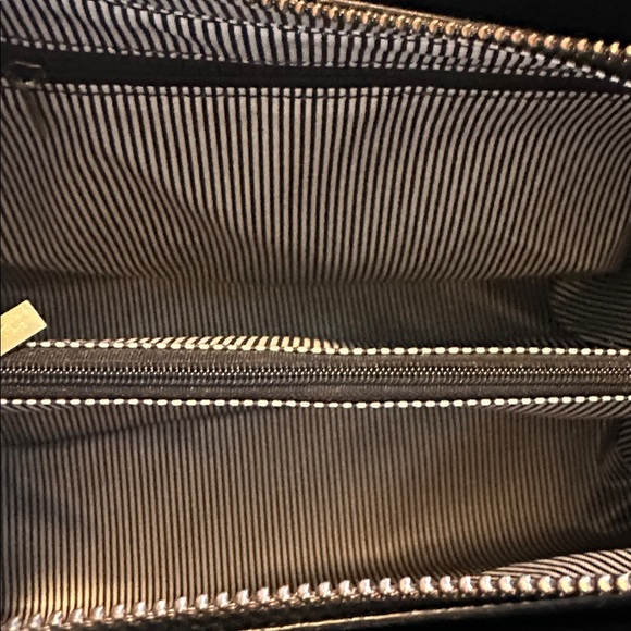 Le Bag Chic Black Tassel Satchel Purse Bag NWT - Picture 3 of 5